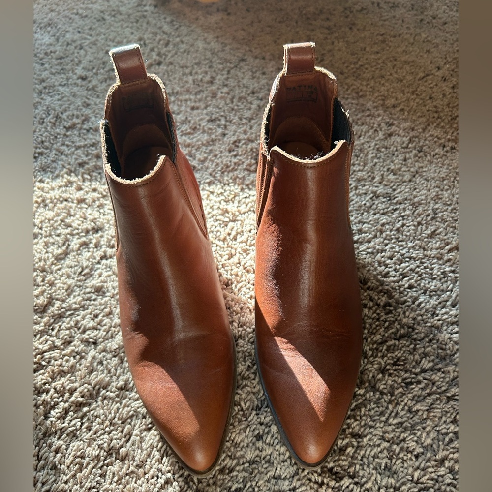 Patina/ Portland leather Brown Leather Ankle Boots Like new
